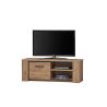 Meuble TV 145 cm ANTONIO en décor chêne français