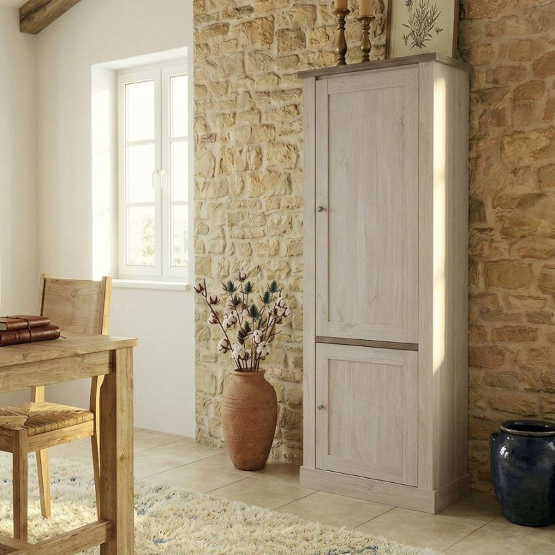 Colonne 73 cm CALINE avec 2 porte pleines