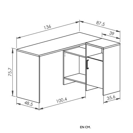 Bureau d'angle ARLINGTON