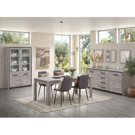 Vitrine 115 cm CELIA de style contemporain