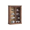 Vitrine NOAH de style industriel avec 3 portes et éclairage LED inclus