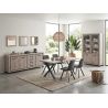 Buffet 225 cm CONSTANCE en décor chêne canada