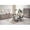 Buffet 225 cm CONSTANCE en décor chêne canada