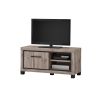 Meuble TV 120 cm CONSTANCE avec 1 porte et 2 niches