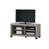 Meuble TV 120 cm CONSTANCE avec 1 porte et 2 niches