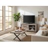 Meuble TV 120 cm CONSTANCE avec 1 porte et 2 niches