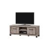 Meuble TV 160 cm CONSTANCE avec 2 portes et 2 niches