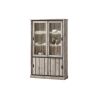 Vitrine CLEMENCE en décor chêne canada avec éclairageLED