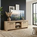 Meuble TV 160 cm THEMIS en décor chêne ivoire