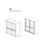 Bar contemporain 132 cm MAGIKA
