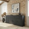 Buffet GABRIEL DARK en décor chêne noir