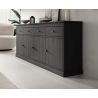 Buffet GABRIEL DARK en décor chêne noir