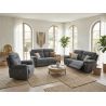 Fauteuil 1 place BOOM en tissu avec relax électrique