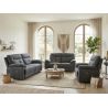 Fauteuil 1 place BOOM en tissu avec relax électrique