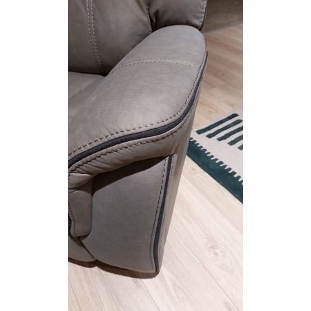 Fauteuil 1 place DOVER en tissu avec relax électrique