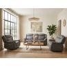 Fauteuil 1 place DOVER en tissu avec relax électrique