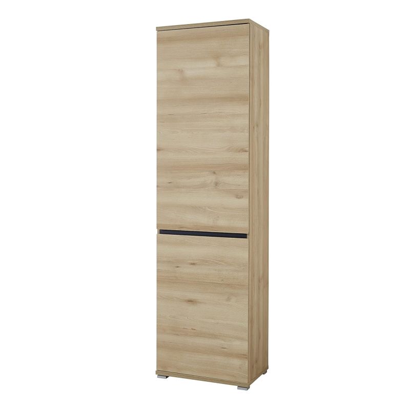 Armoire d’entrée LISANDRE 200 cm coloris hêtre