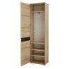 Armoire d’entrée LISANDRE 200 cm coloris hêtre