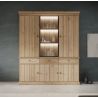 Vaisselier GABRIEL LIGHT avec 5 portes pleines, 1 porte vitrée et 3 tiroirs