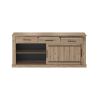 Buffet 221 cm CURTIS en décor chêne cuivre