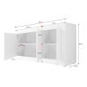 Buffet 160 cm BERGAME CACHEMIRE avec 3 portes