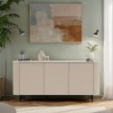 Buffet 180 cm LAGUNA avec 3 portes en coloris cachemire