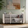 Buffet 180 cm LAGUNA avec 3 portes en coloris cachemire