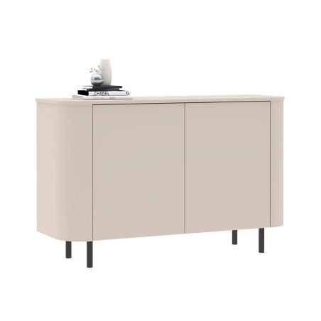 Buffet 130 cm LAGUNA avec 2 portes en coloris cachemire
