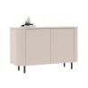 Buffet 130 cm LAGUNA avec 2 portes en coloris cachemire