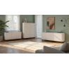 Buffet haut 2 portes LAGUNA en coloris cachemire