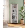 Vitrine 1 porte LAGUNA en coloris cachemire