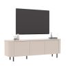 Meuble TV 180 cm LAGUNA avec 3 portes en coloris cachemire