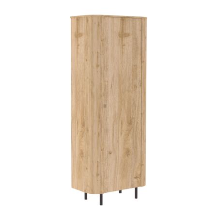 Colonne 80 cm LUCIUS avec 1 porte en décor chêne cadiz
