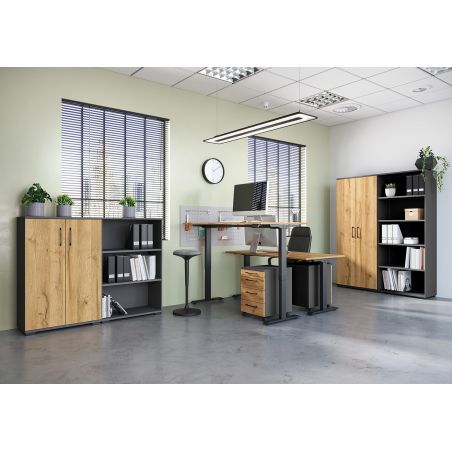 Etagère de bureau 4246 PRADES en coloris graphite