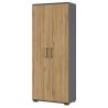 Armoire de bureau 4250 PRADES en décor chêne Grandson et graphite