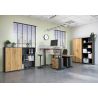 Caisson de bureau 4251 PRADES en décor chêne Grandson et graphite
