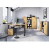 Caisson de bureau 4251 PRADES en décor chêne Grandson et graphite