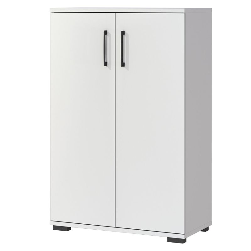 Armoire de bureau 4247 PRADES en coloris gris clair