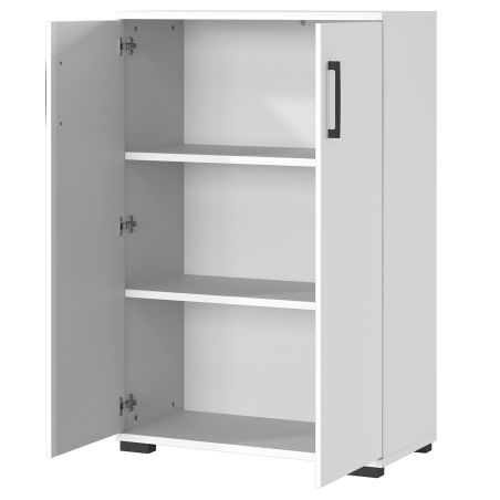 Armoire de bureau 4247 PRADES en coloris gris clair