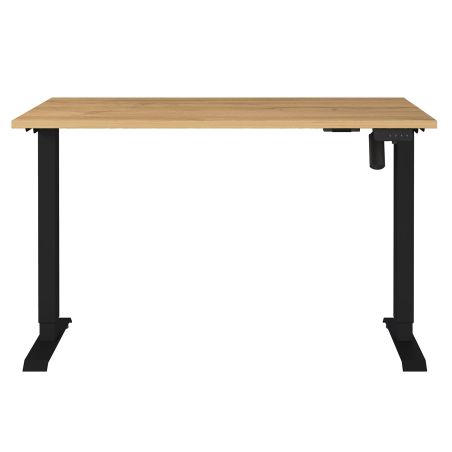 Bureau 8022 PRADES 120 cm réglable en hauteur électriquement, décor chêne Grandson