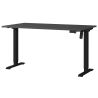 Bureau 8023 PRADES 140 cm réglable en hauteur électriquement, coloris graphite
