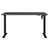Bureau 8023 PRADES 140 cm réglable en hauteur électriquement, coloris graphite