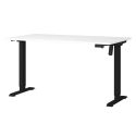 8023 PRADES 140 cm réglable en hauteur électriquement, coloris blanc