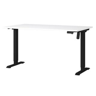 8023 PRADES 140 cm réglable en hauteur électriquement, coloris blanc