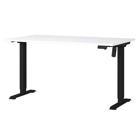 8023 PRADES 140 cm réglable en hauteur électriquement, coloris blanc
