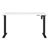 8023 PRADES 140 cm réglable en hauteur électriquement, coloris blanc