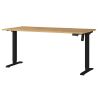 Bureau 8024 PRADES 160 cm réglable en hauteur électriquement, décor chêne Grandson