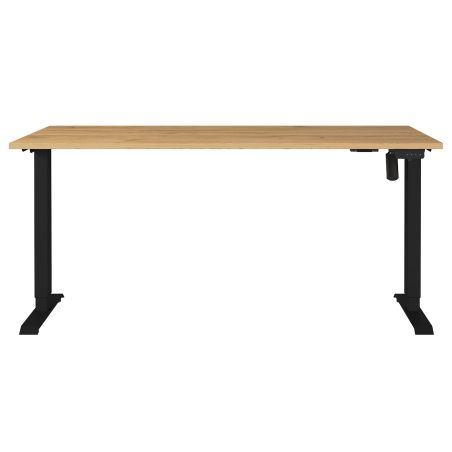 Bureau 8024 PRADES 160 cm réglable en hauteur électriquement, décor chêne Grandson