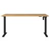 Bureau 8024 PRADES 160 cm réglable en hauteur électriquement, décor chêne Grandson