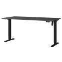 Bureau 8024 PRADES 140 cm réglable en hauteur électriquement, coloris graphite